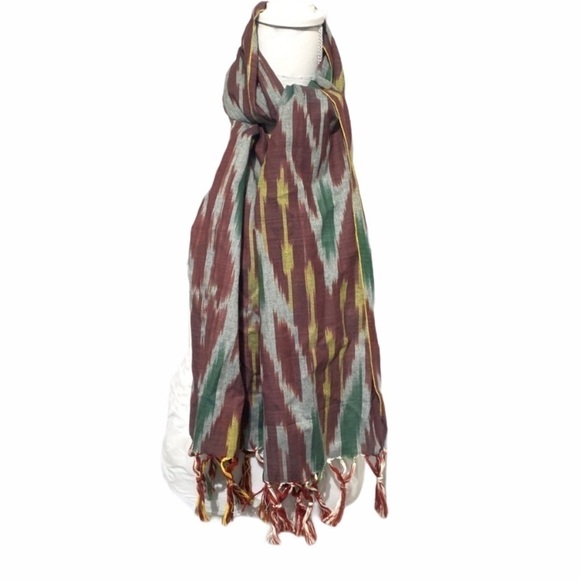 SOUTH Western Print Long Scarf - Picture 1 of 7